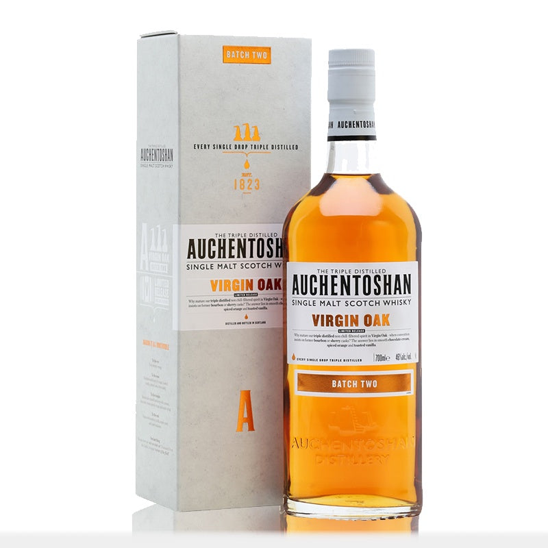 Auchentoshan Virgin Oak Scotch Whiskey