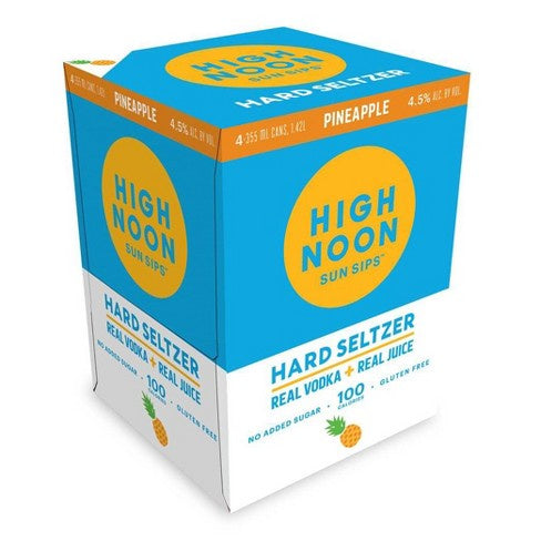 High Noon Pineapple Hard Seltzer 4 Pack