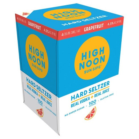 High Noon Grapefruit Hard Seltzer 4 Pack