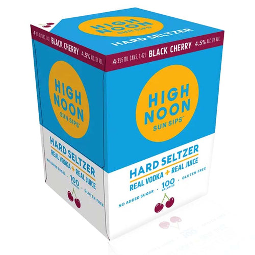 High Noon Black Cherry Hard Seltzer 4 Pack