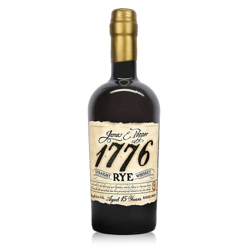 James E. Pepper 1776 15yr Old Straight Rye Whiskey Barrel Proof