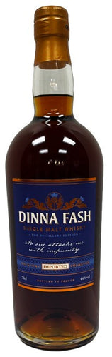 Dinna Fash Single Malt Whiskey