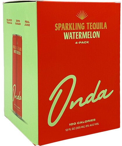 Onda Sparkling Tequila Watermelon 4 Pack
