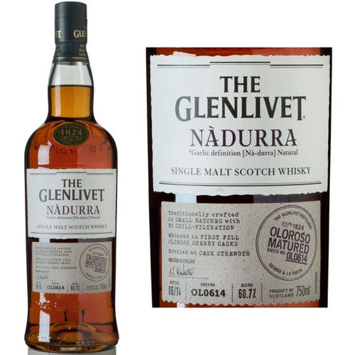 Glenlivet Nadurra First Fill Oloroso Sherry Cask Scotch Whiskey
